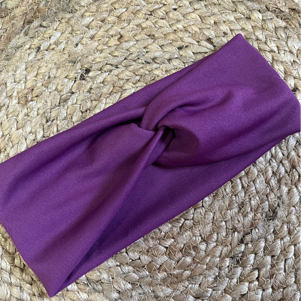 Purple Twisted Headband
